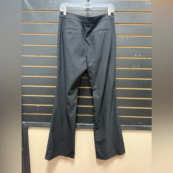 Helmut Lang Black Flared Dress Pants Size 8 - Picture 3 of 4